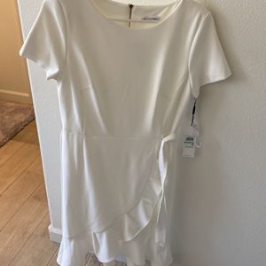 Beautifully line cream colored Calvin Klein dress never worn